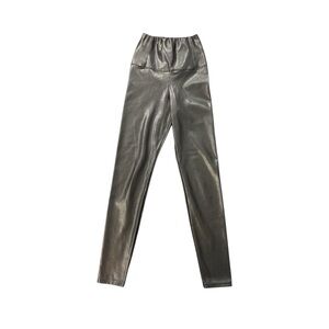 Wilfred Free Faux Leather Leggings Black XXS Vegan Girls Night Out Party Casual